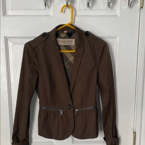 Burberry Dark Brown Women's Blazer